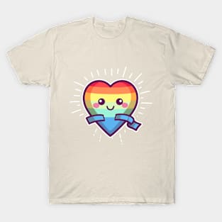 Heart's Rainbow Spark T-Shirt